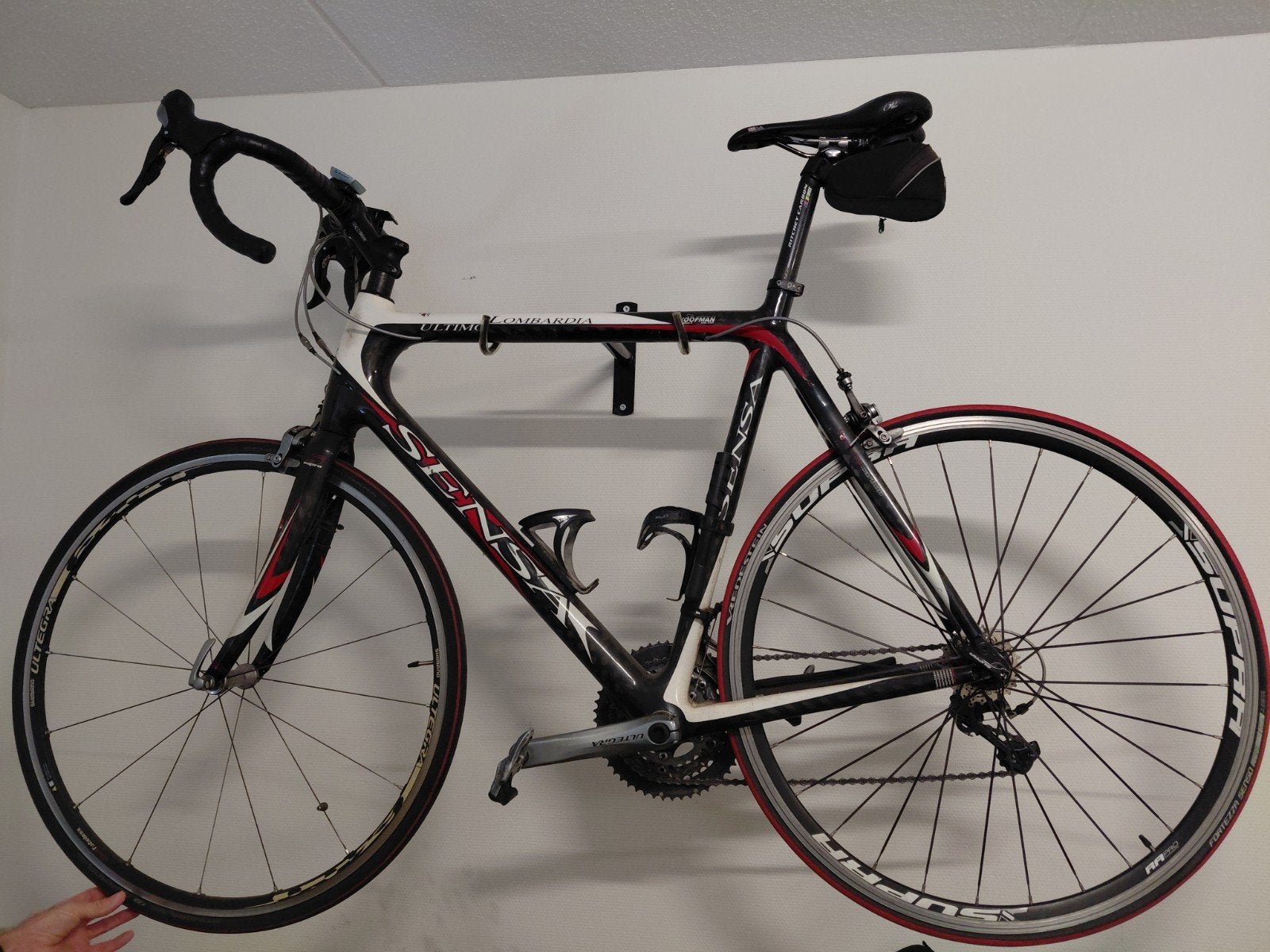 Sensa Lombardia Ultegra racefiets - frame 58, Gebruikt, Carbon, Velgrem, 57 tot 61 cm