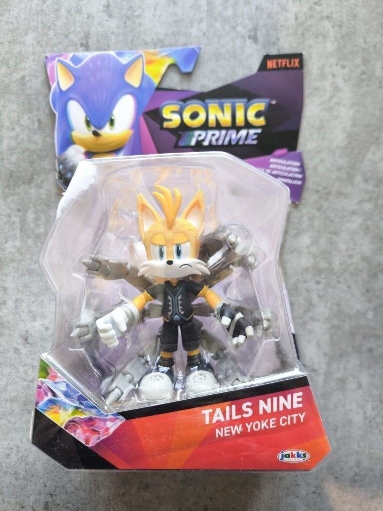 Sonic Prime Tails Nine New Yoke City 5" Action Figure, Ophalen of Verzenden, Nieuw