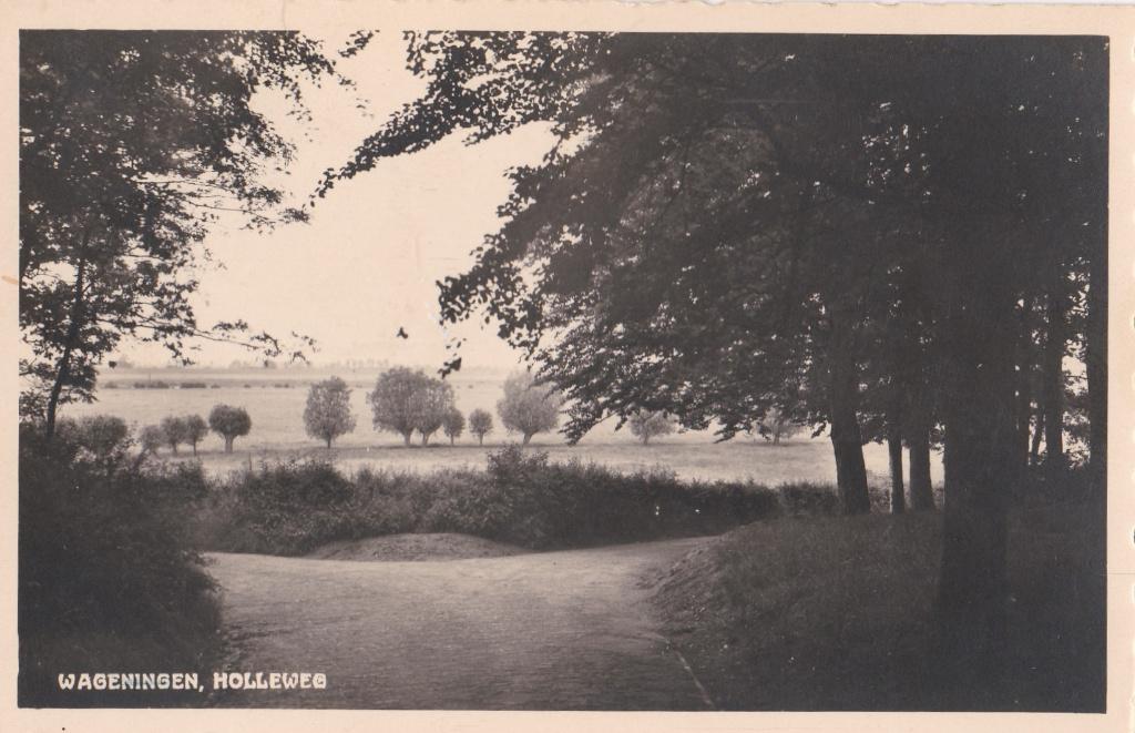 wageningen  holleweg  1937  tekst, Verzamelen, Ophalen of Verzenden, Voor 1920, Noord-Brabant