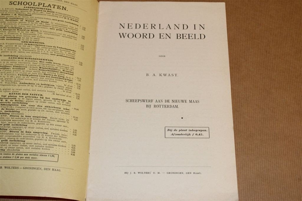 Nederland in Woord & Beeld: Scheepswerf Rotterdam [ca. 1935], Ophalen of Verzenden, Gelezen