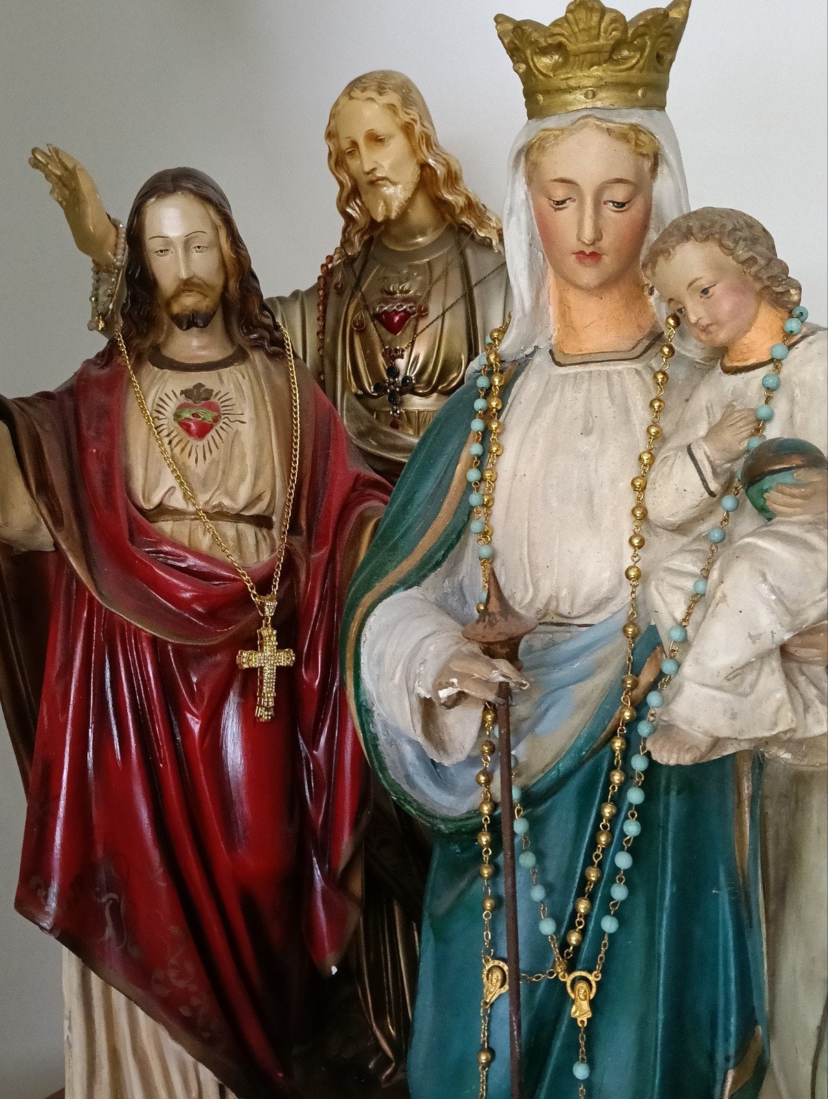 Heilig beelden, Jezus beelden, Maria en kind, Kerk kunst, Antiek en Kunst, Ophalen of Verzenden