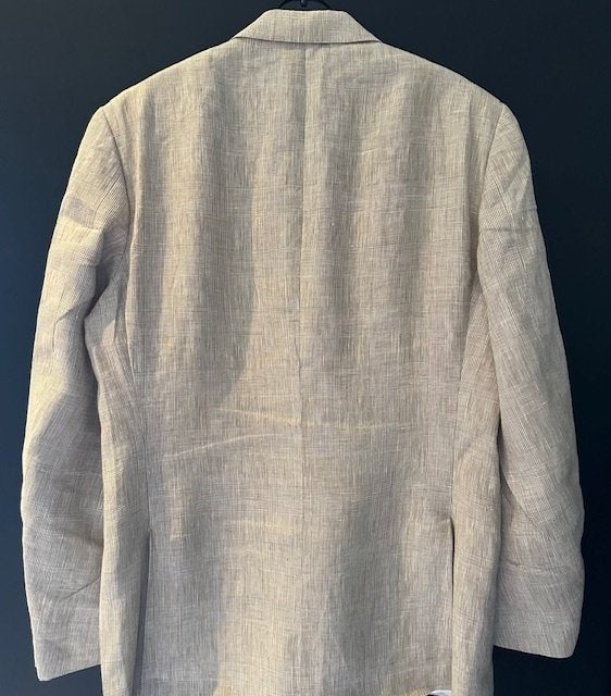 Beige colbert CC Collection Corneliani Made in Italy L, Maat 52/54 (L), CC Collection Corneliani, Verzenden, Beige