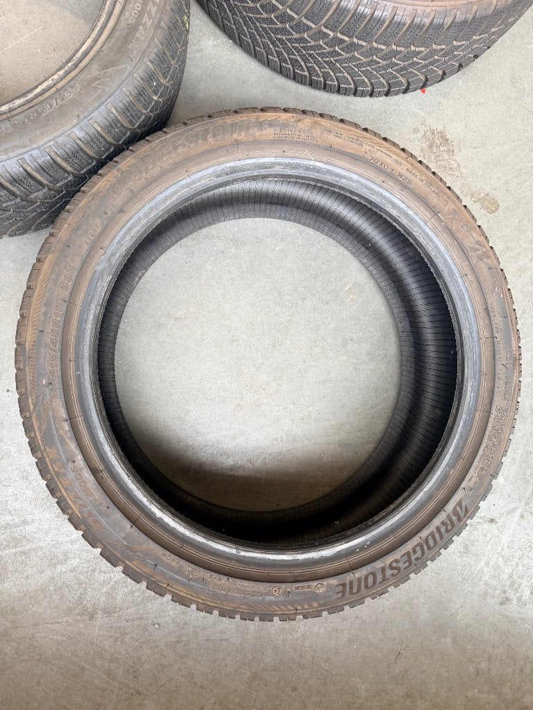 Winterbanden Bridgestone, Ophalen, 18 inch, Banden en Velgen, Winterbanden