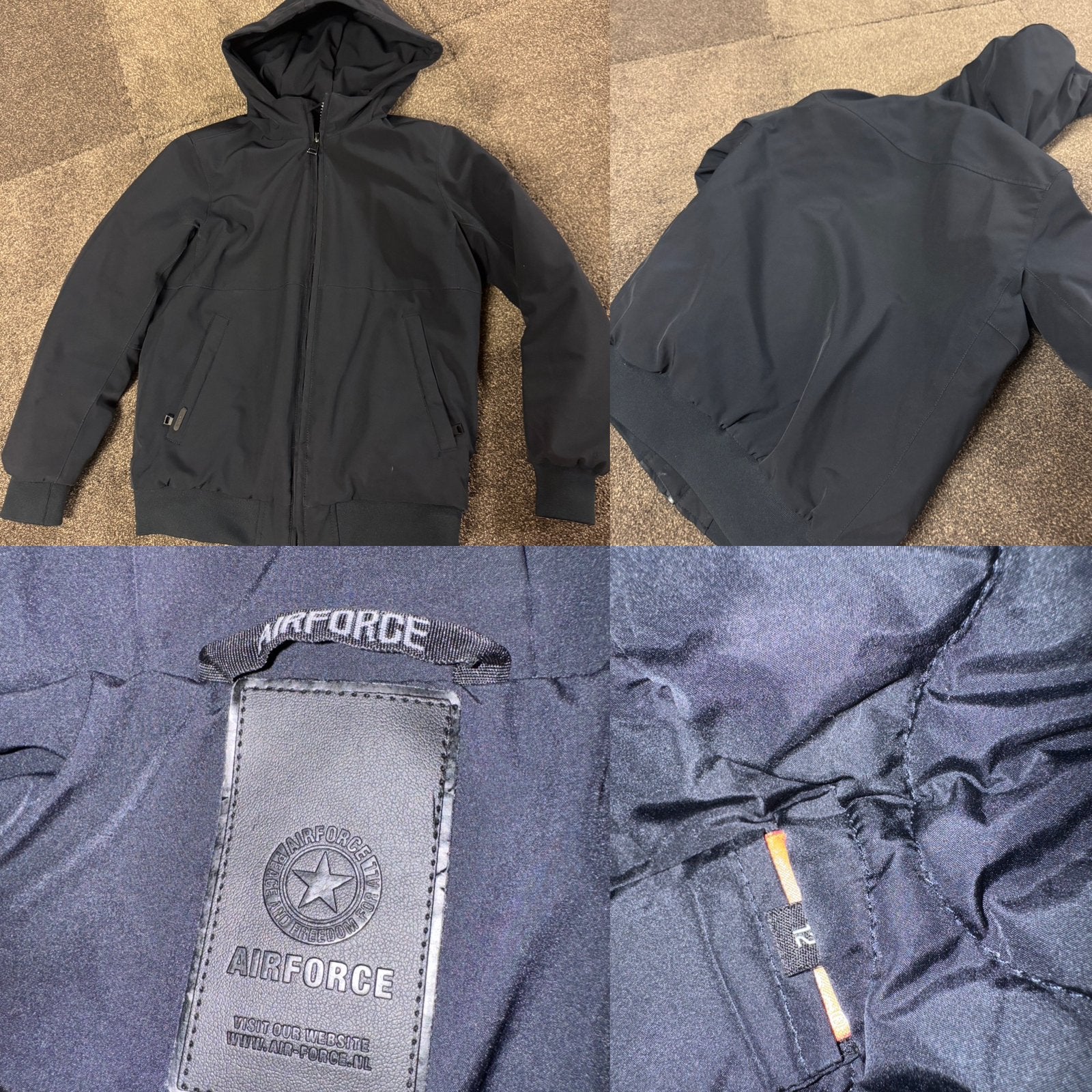 AIRFORCE jas jongens 12 jaar ca 152 tussenuas en winter, Kinderen en Baby's, Kinderkleding | Maat 152, Ophalen of Verzenden, Gebruikt