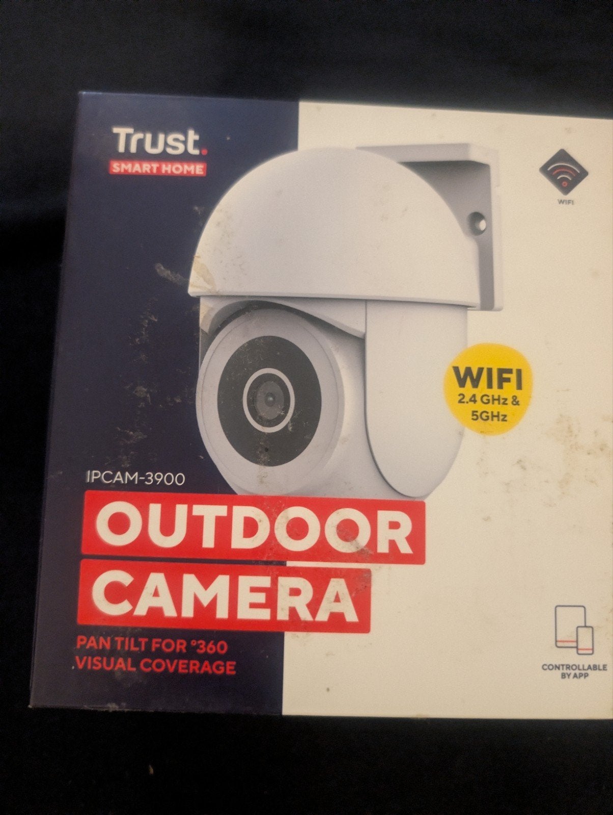 Trust Smart Home IPCAM-3900 Outdoor Camera Wifi Pan Tilt, Ophalen, Nieuw, Buitencamera