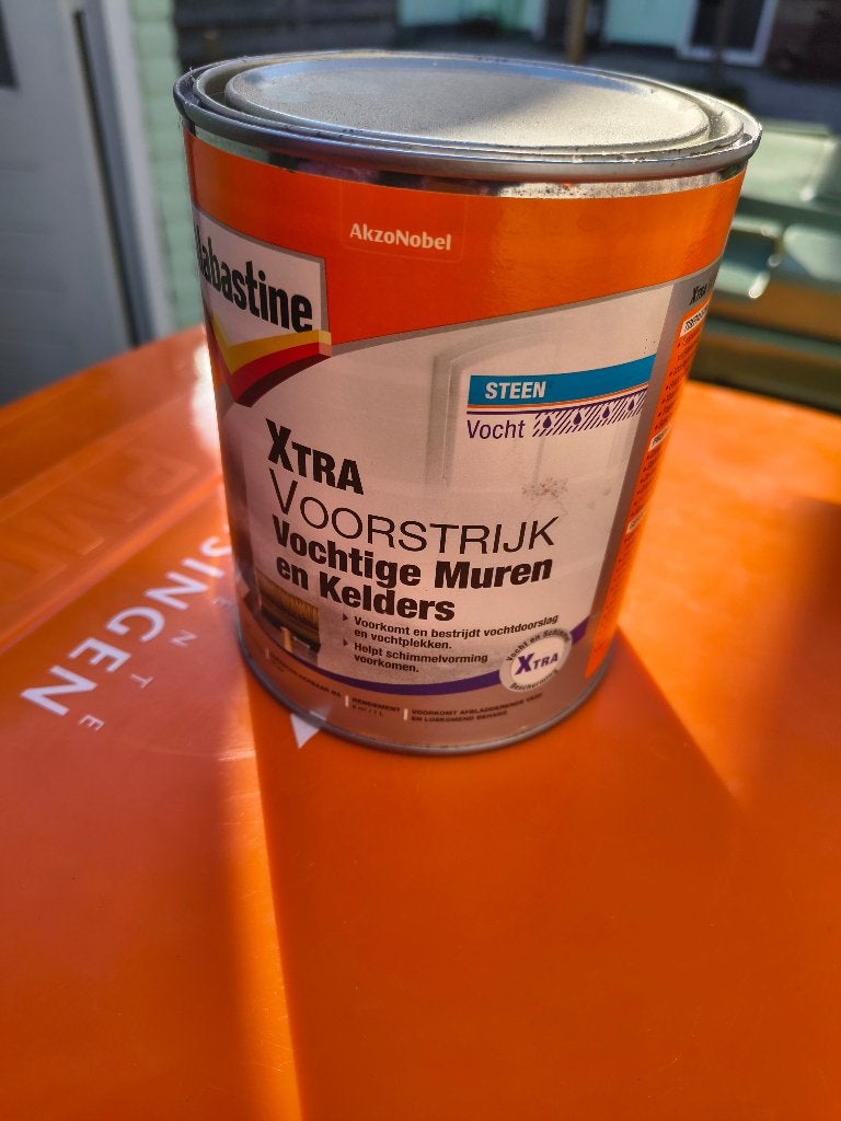 Alabastine XTRA Voorstrijk Vochtige Muren en Kelders, Ophalen, Overige kleuren, Nieuw, Verf