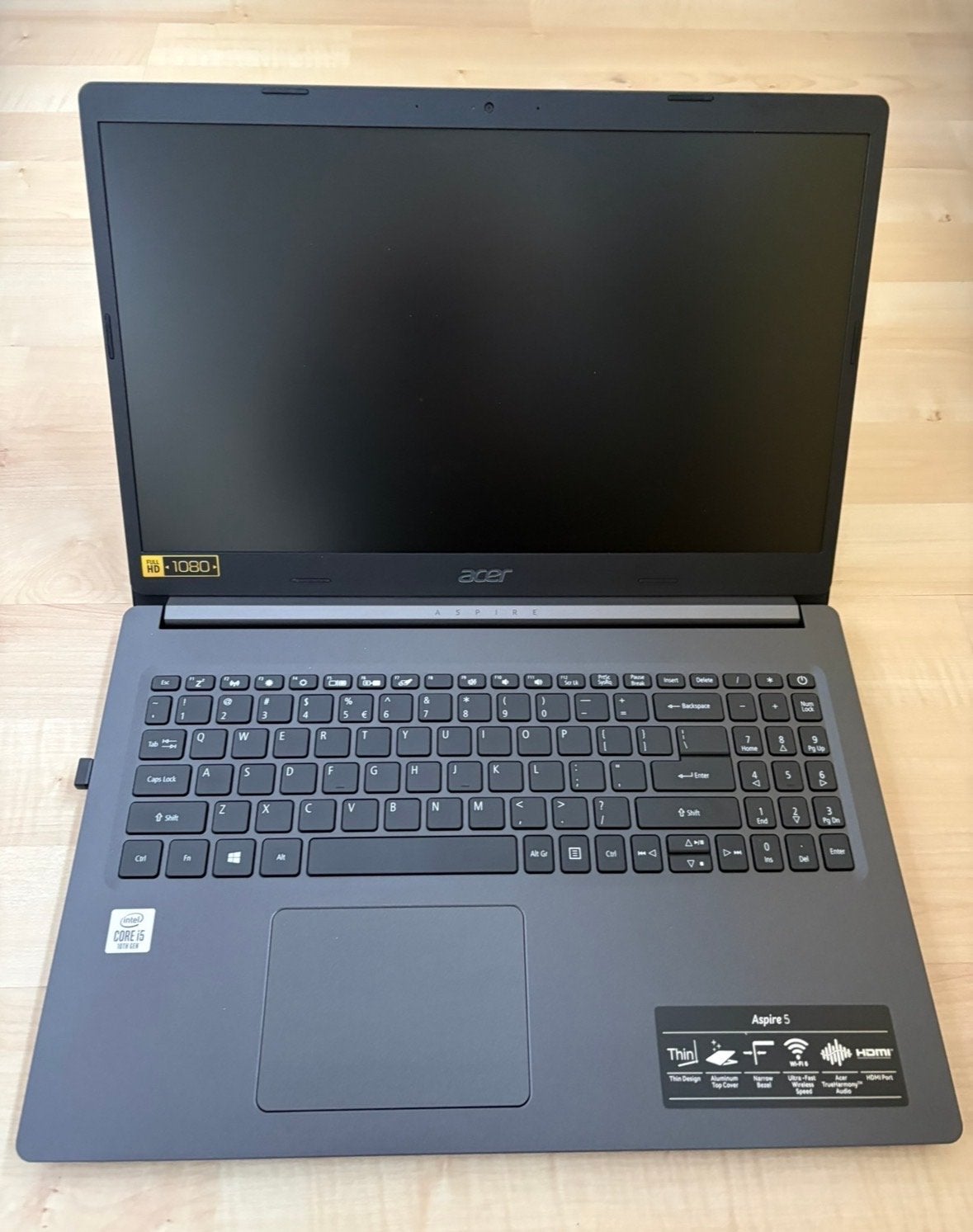 Acer Aspire 5 Laptop - Intel Core i5, Full HD, Ophalen, 2 tot 3 Ghz, 8 GB, Zo goed als nieuw