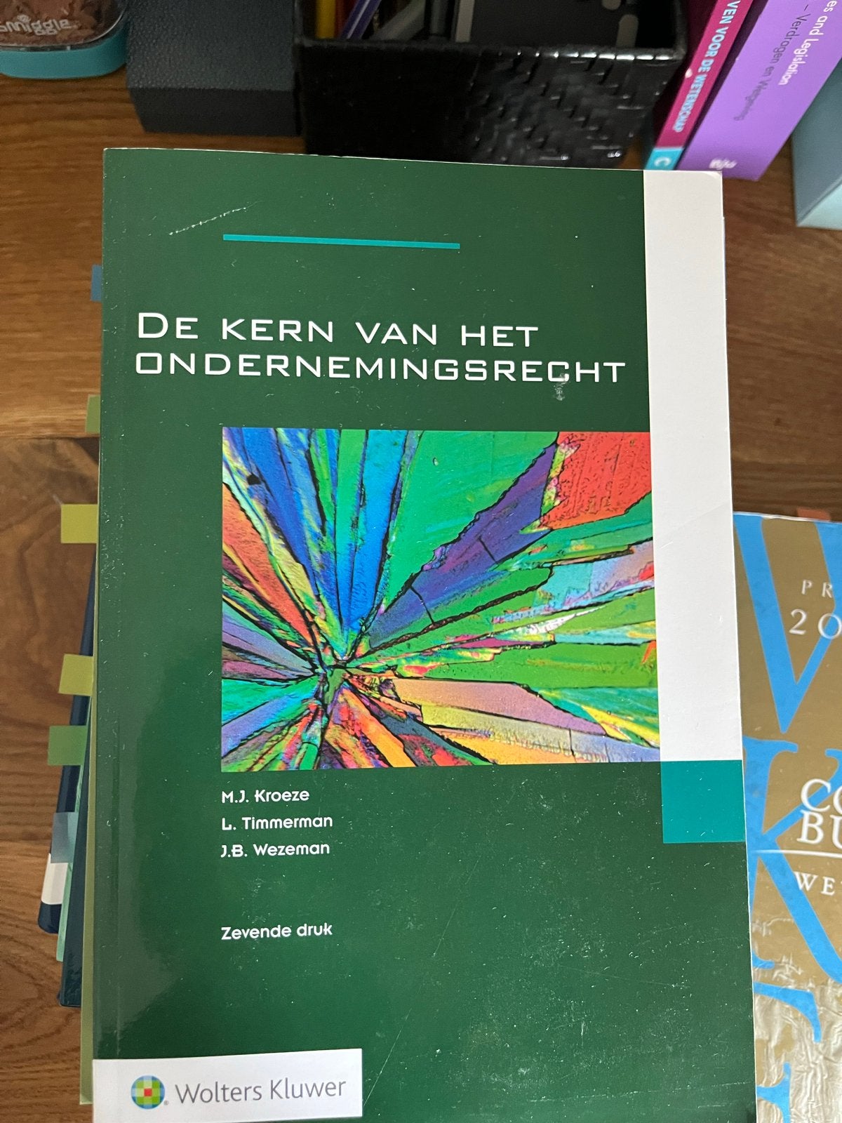 Boeken voor het vak Vennootschappen en rechtspersonen, Boeken, Studieboeken en Cursussen, Ophalen of Verzenden, Gamma, Gelezen
