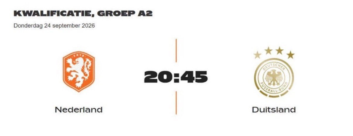 Nederland Duitsland! 2 tickets, vandaag, Tickets en Kaartjes, Losse kaart, Twee personen, September, Nederlands elftal