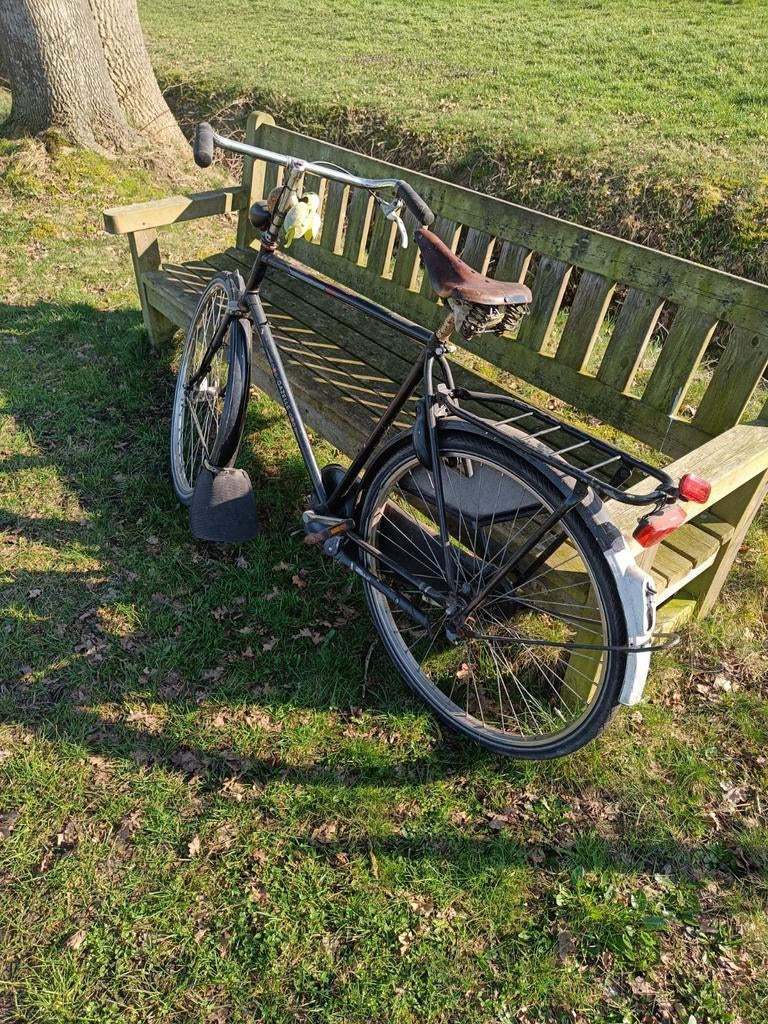Klassieke Gazelle herenfiets met Brooks zadel, Fietsen en Brommers, Fietsen | Oldtimers, Ophalen
