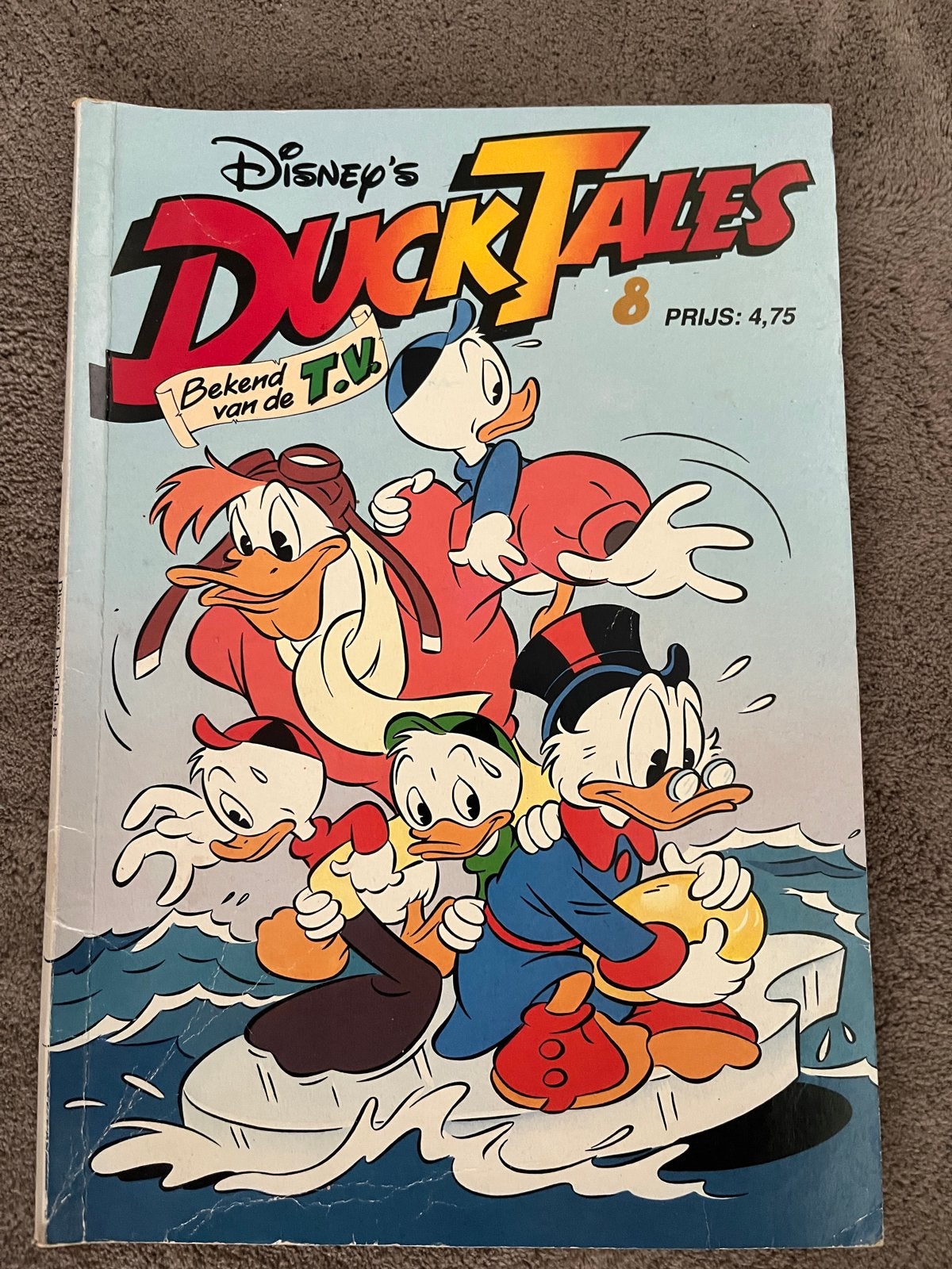 Disney's DuckTales - Nummer 8 - Bekend van de T.V., Eén stripboek, Ophalen of Verzenden, Gelezen