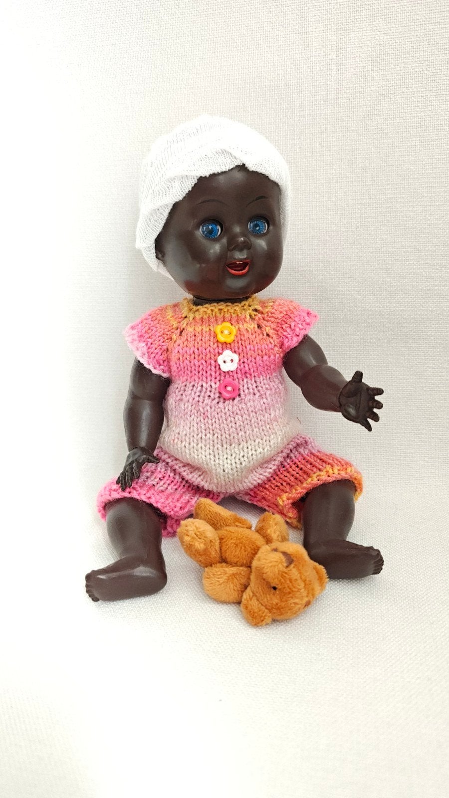 Prachtige Vintage OK Kader Babypop (B 3510½) - Jaren 50/60 -, Verzamelen, Poppen, Ophalen of Verzenden, Gebruikt, Pop