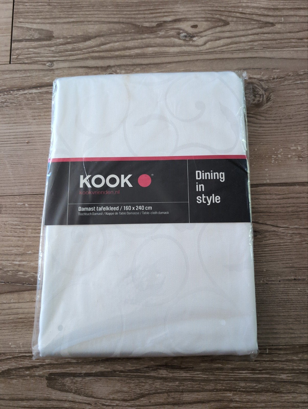 Nieuw! wit tafelkleed, Nieuw, Ophalen of Verzenden, Katoen, Wit