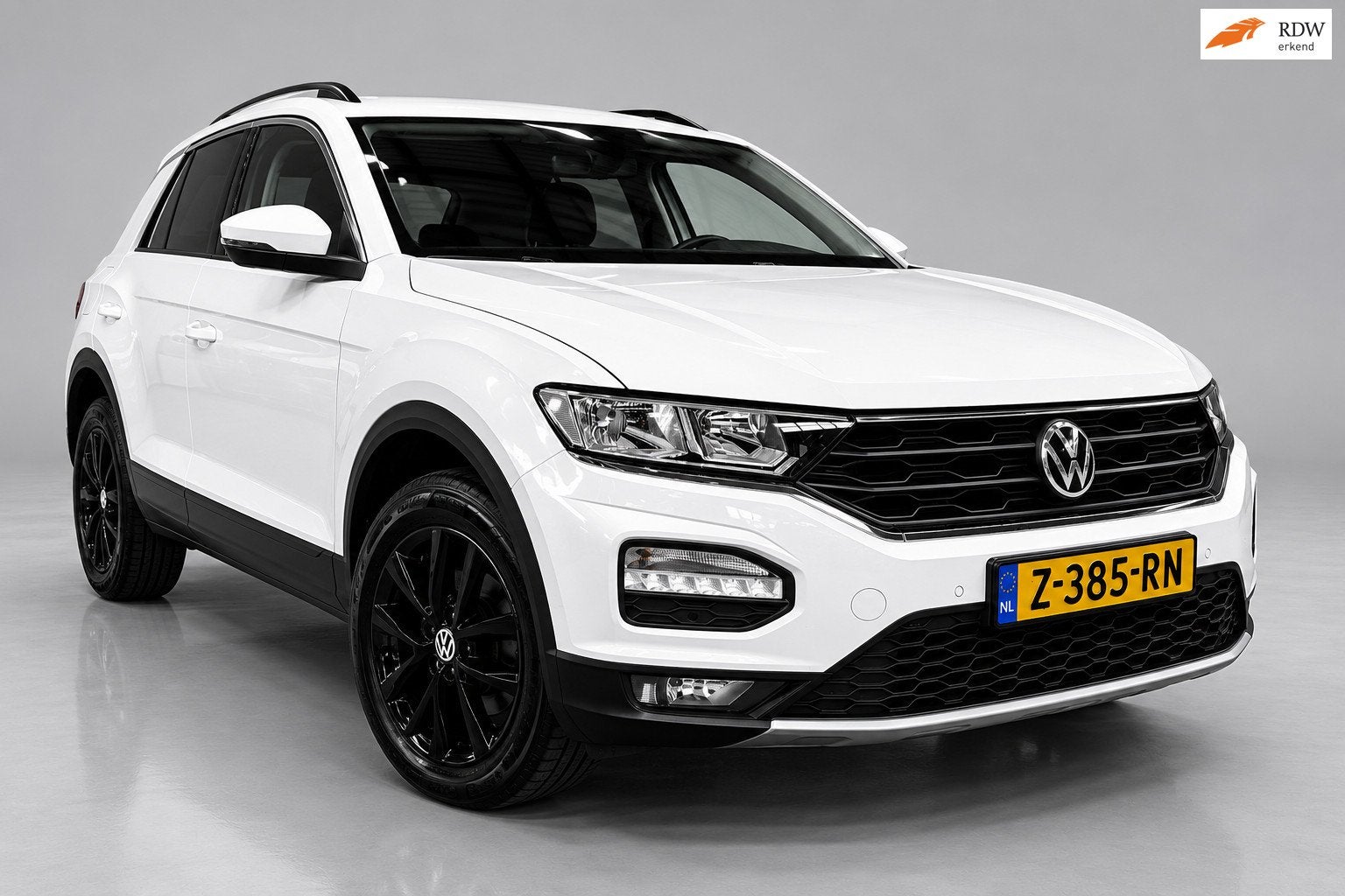Volkswagen T-ROC 1.0 TSI Style - Clima - Adapt Cruise - Stoe, Auto's, Volkswagen, Voorwielaandrijving, Stof, 1194 kg, Wit