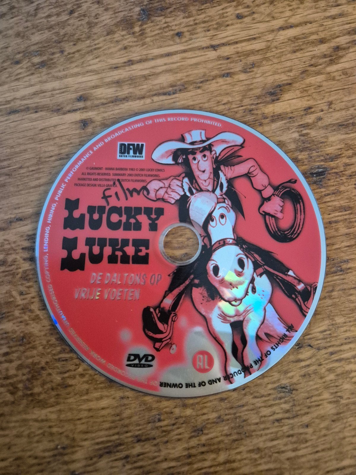 lucky luke de daltons op vrije voeten, Alle leeftijden, Ophalen of Verzenden, Gebruikt