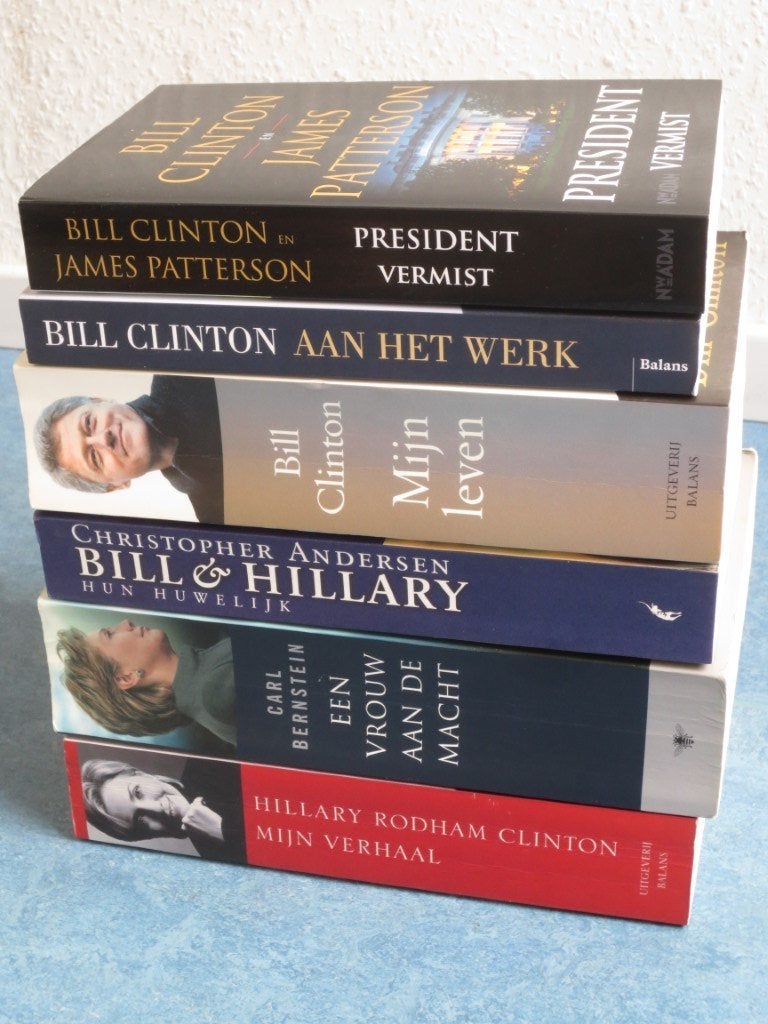 6x Bill Clinton en Hillary Rodham Clinton, Ophalen of Verzenden, Gelezen, Bill Clinton en Hillary Rodham Clinton, Politiek