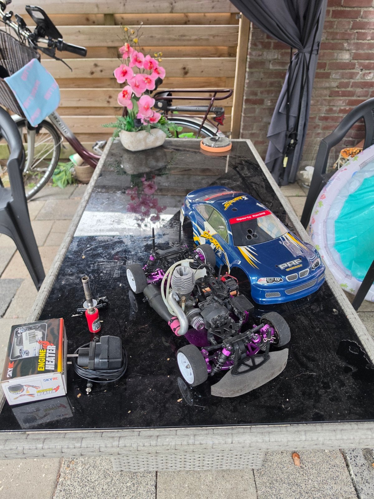 hpi rs4 evo 3 stage d, Ophalen of Verzenden, Zo goed als nieuw, Schaal 1:10, Auto onroad