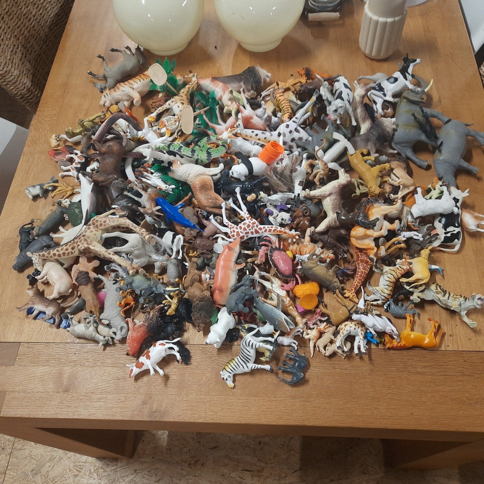 Grote verzameling speelgoeddieren - jungle, boerderij, zee, Ophalen of Verzenden, Gebruikt