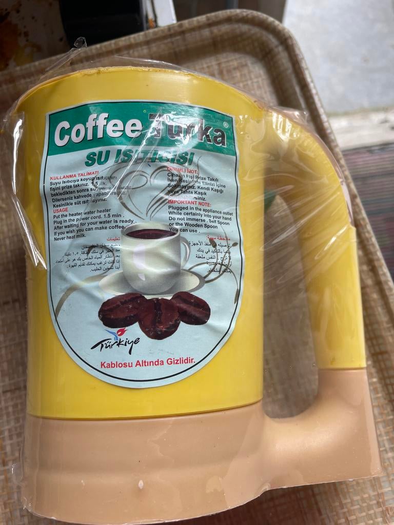 Coffee Turka Su Isıtıcısı - Draagbare Waterkoker, Witgoed en Apparatuur, Waterkokers, Minder dan 1 liter, Ophalen of Verzenden