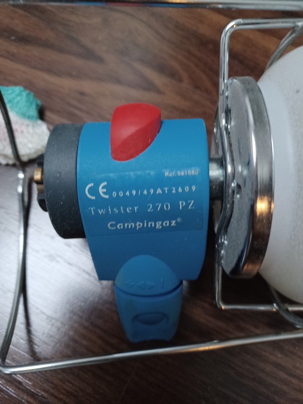 Campingaz Twister 270 PZ gaslamp met LC-510 lamp, Ophalen of Verzenden, Gebruikt
