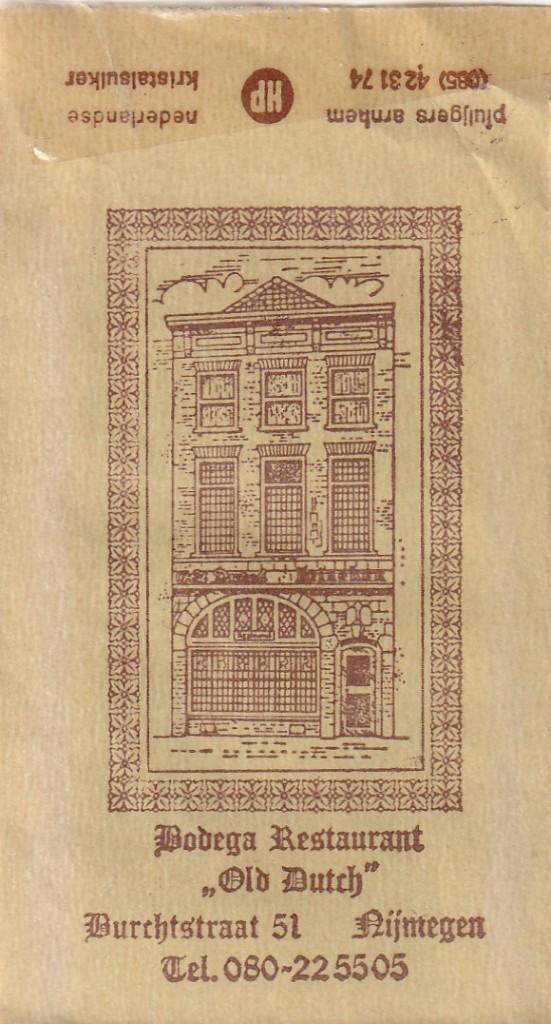 Suikerzakje #1427 : Old Dutch Nijmegen, Verzamelen, Verzenden, Nederland