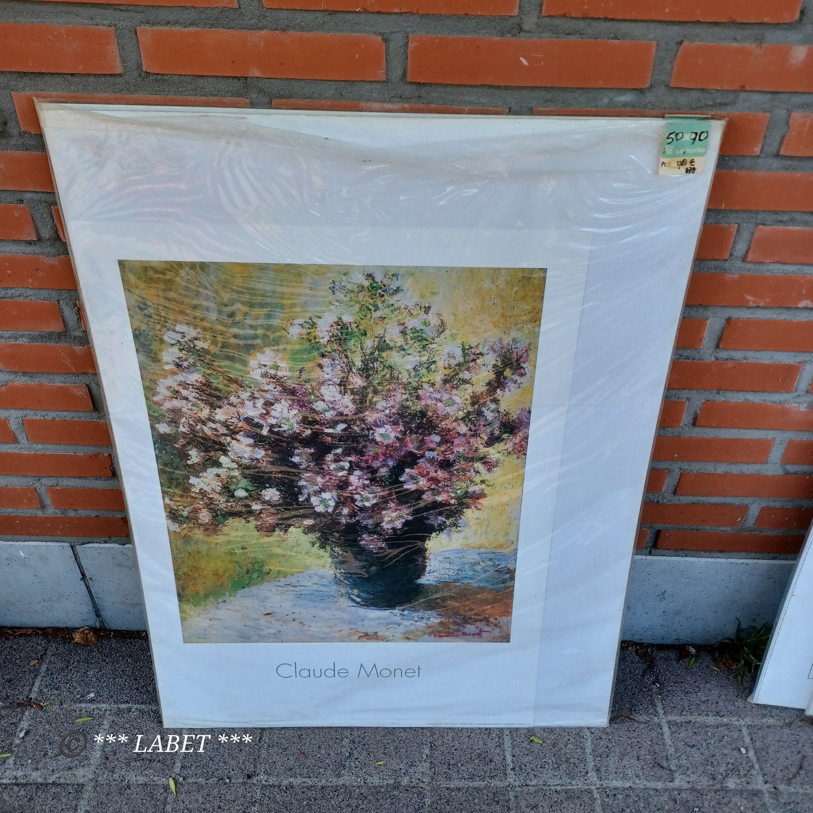 Poster Claude Monet, Verzenden, Rond, 50 tot 75 cm, Minder dan 100 cm