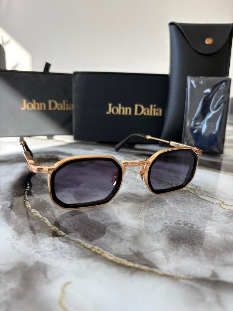 John Dalia, Overige merken, Zonnebril, Zwart, Nieuw