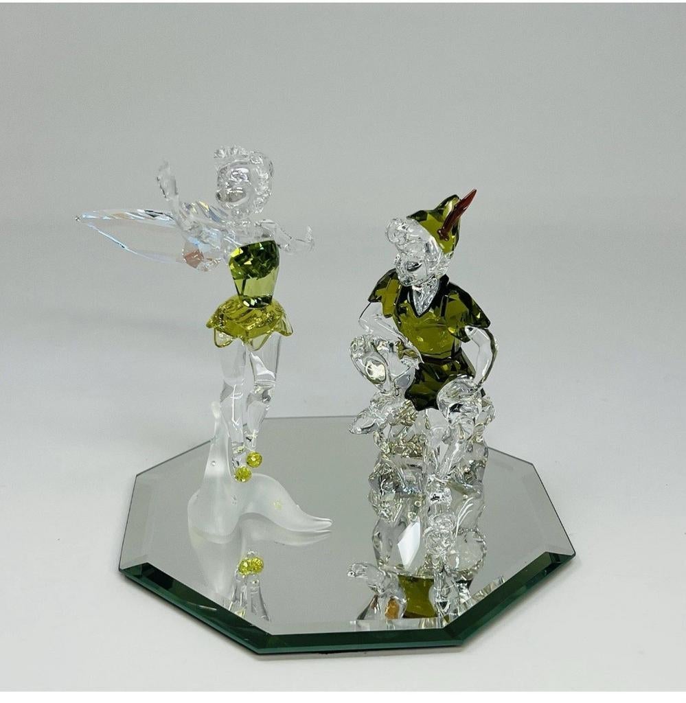 Swarovski Peter Pan & Tinkerbel & naamplaatje, Verzamelen, Ophalen of Verzenden, Nieuw, Figuurtje