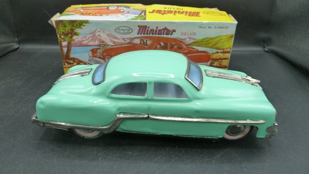 Vintage blikken auto Minister delux (Pontiac), Ophalen of Verzenden