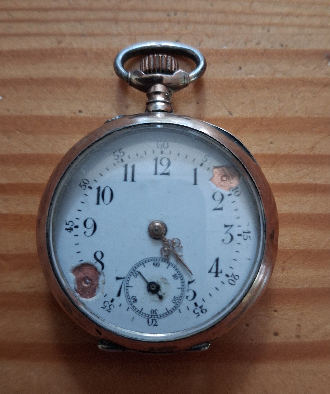 Antiek zakhorloge - herstelobject, Ophalen