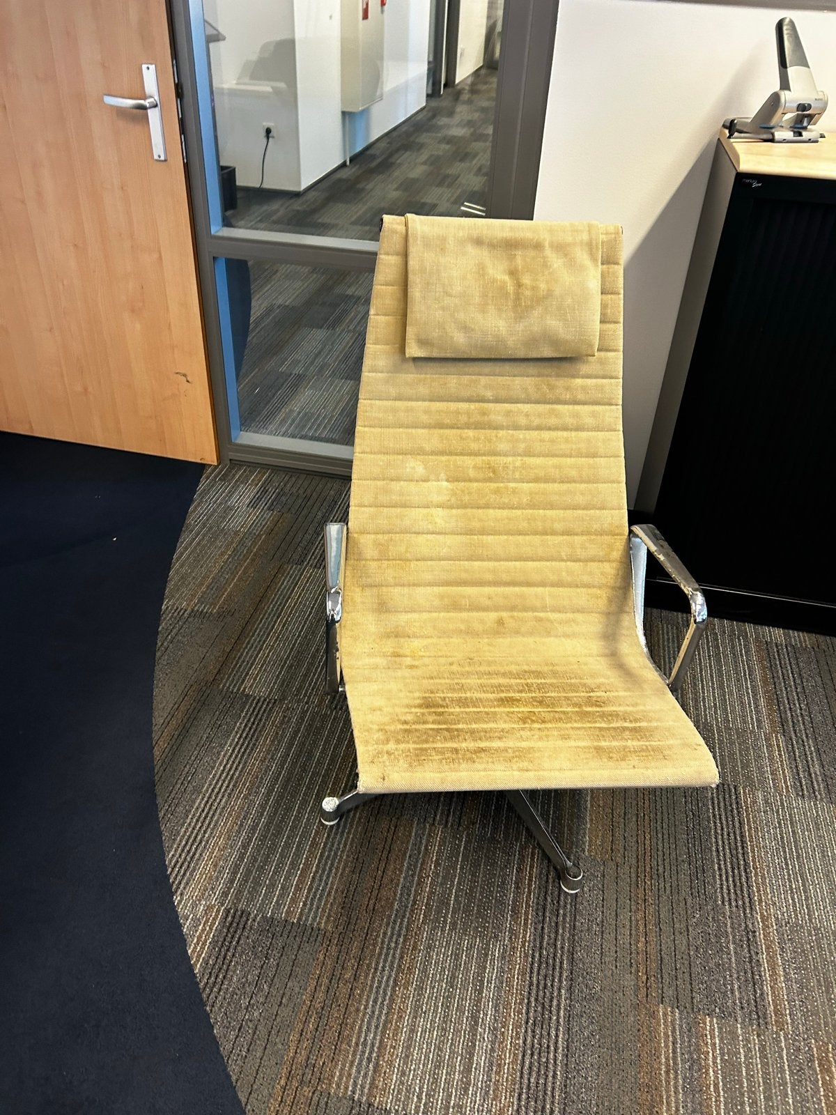 Vintage Vitra EA117 Bureaustoel - Gebruikt, Ophalen, Gebruikt, Beige, Bureaustoel