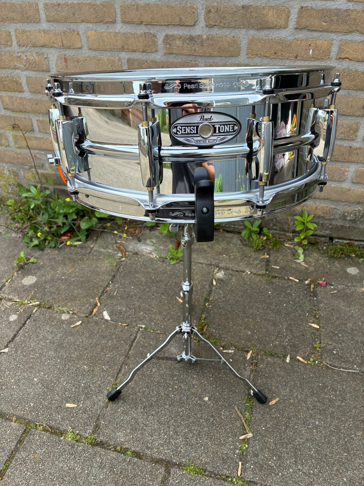 PEARL STH1450S SENSITONE HERITAGE ALLOY STEEL 14X5 SNAREDRUM, Muziek en Instrumenten, Instrumenten | Onderdelen, Ophalen of Verzenden