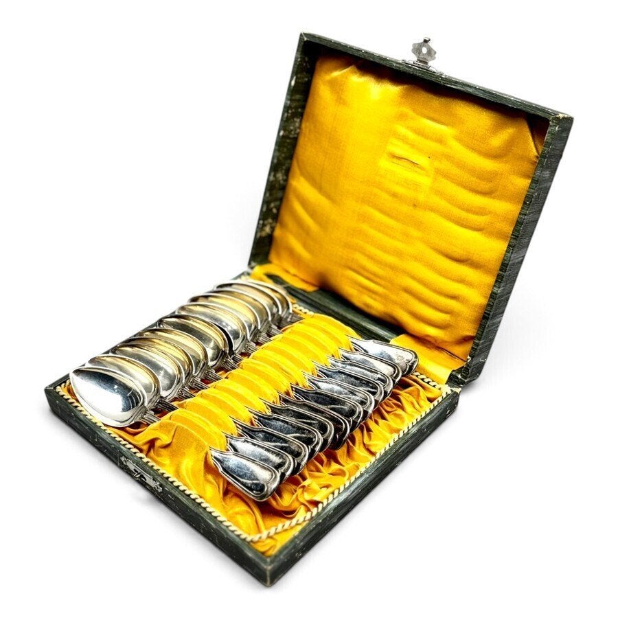 Zilveren ijslepels, Antiek en Kunst, Ophalen of Verzenden, Zilver