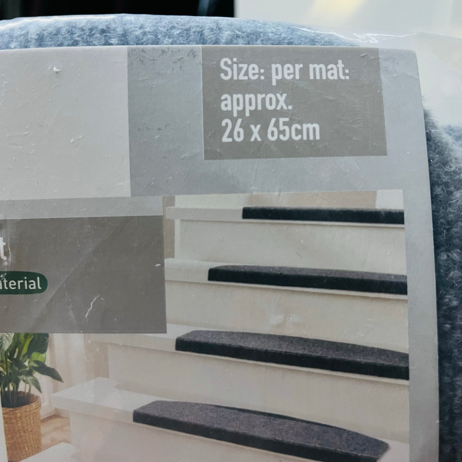 Nieuwe trapmatten set - 15 stuks, grijs,, Nieuw, Minder dan 50 cm, Grijs, Rechthoekig