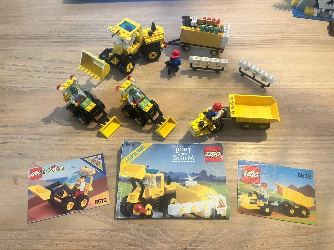 Lego set 6481 Light System en sets 6512 (2x) en 6532, Ophalen of Verzenden, Zo goed als nieuw, LEGOLAND, Complete set