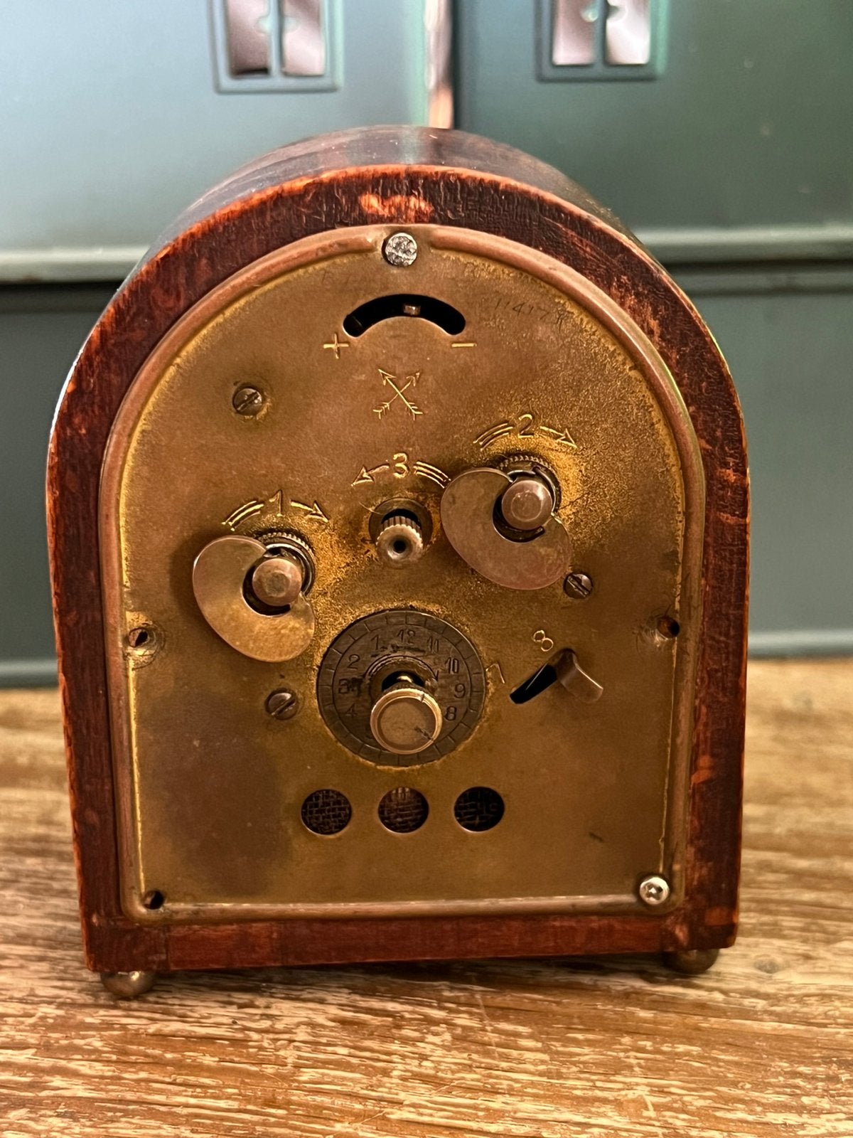 Art deco tafelklokje, Antiek en Kunst, Ophalen of Verzenden