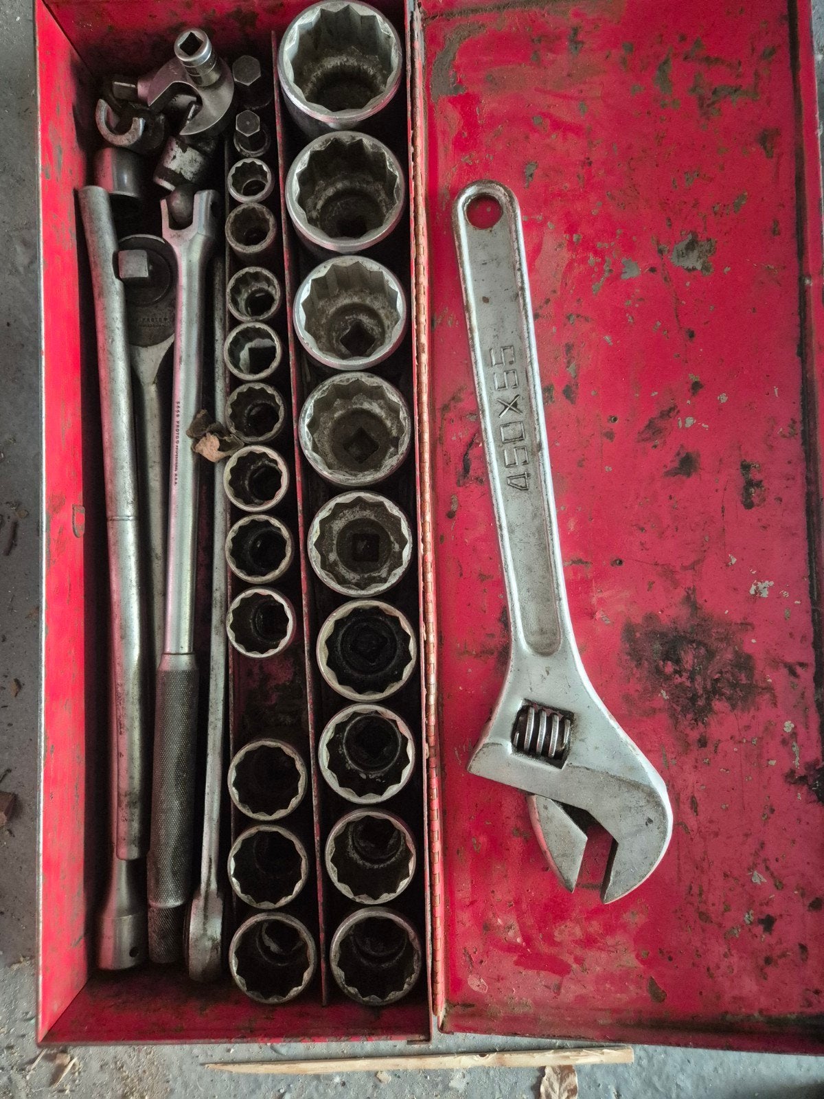 PROTO USA 3/4" Professional Doppenset Heavy Duty Inchmaten, Ophalen, Gebruikt, Gereedschapsset, Overige merken