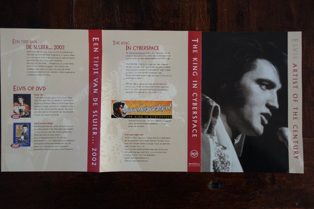 Elvis Presley folder RCA BMG Nederland, Ophalen of Verzenden, Nieuw, Boek, Tijdschrift of Artikel