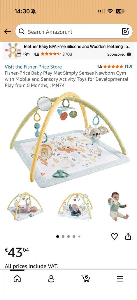 Fisher price play mat, Kinderen en Baby's, Speelgoed | Fisher-Price, Ophalen, Nieuw, Speelset