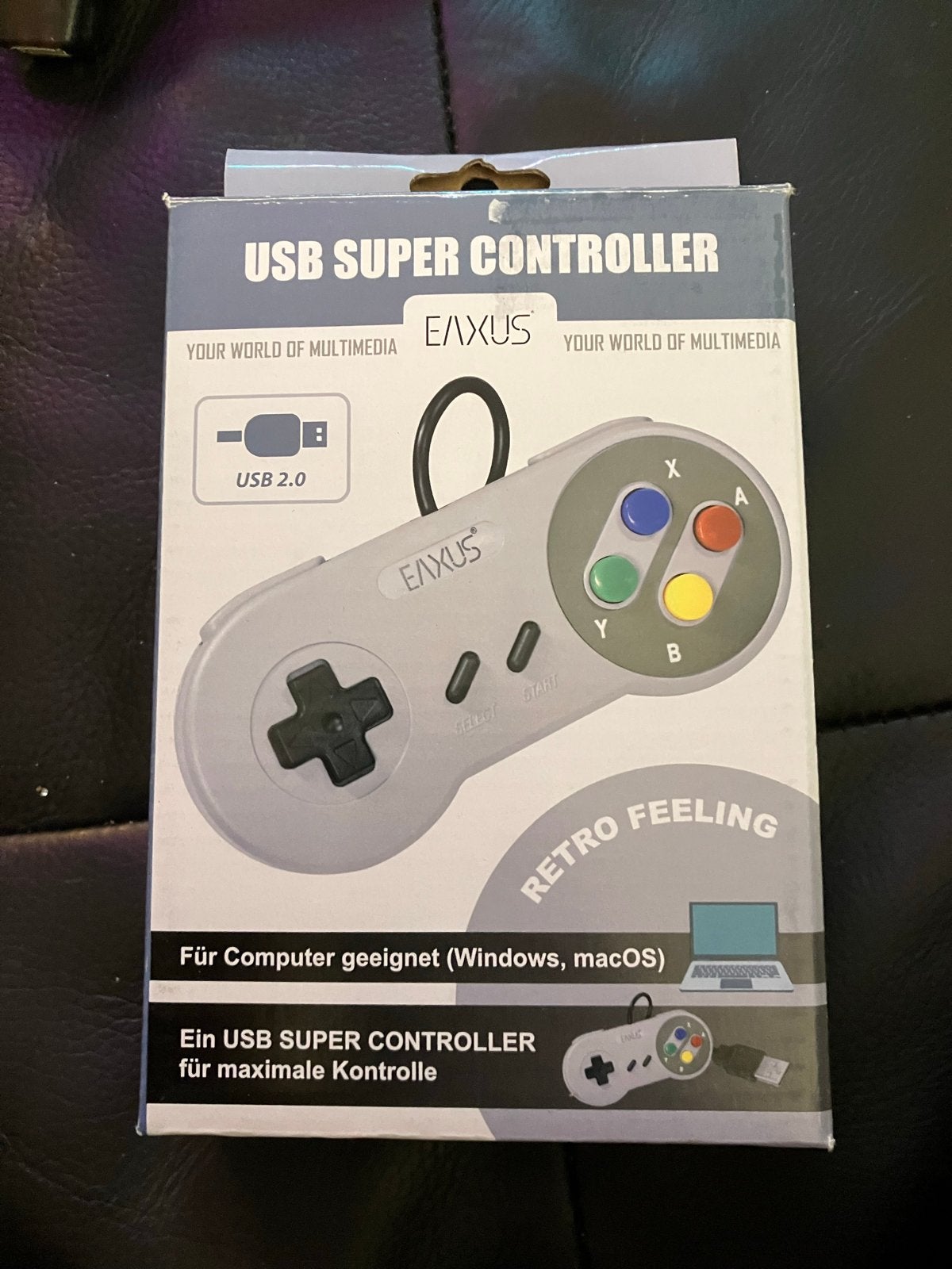 EAXUS USB Super Controller - Retro Gaming voor PC/Mac, Computers en Software, Ophalen of Verzenden, Zo goed als nieuw