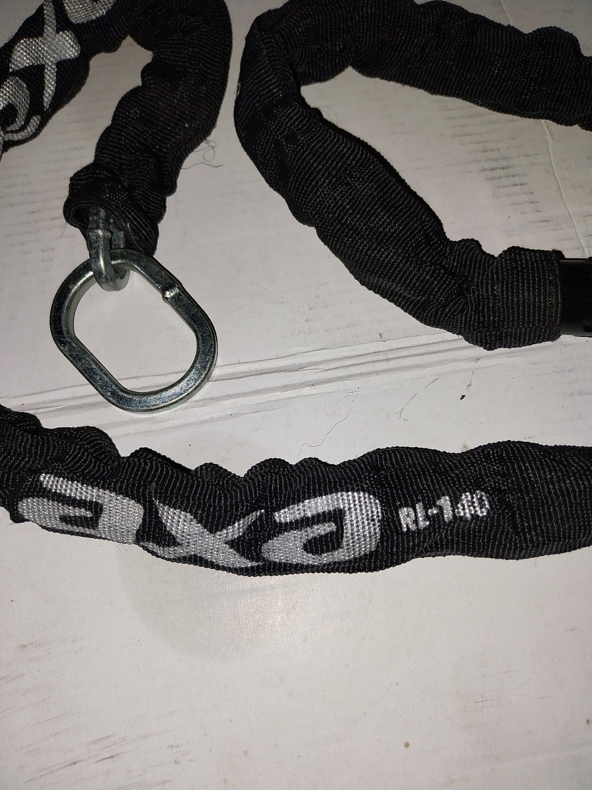 AXA RL-140 Kettingslot - Zwart, Fietsen en Brommers, Ophalen of Verzenden, Gebruikt, Kettingslot