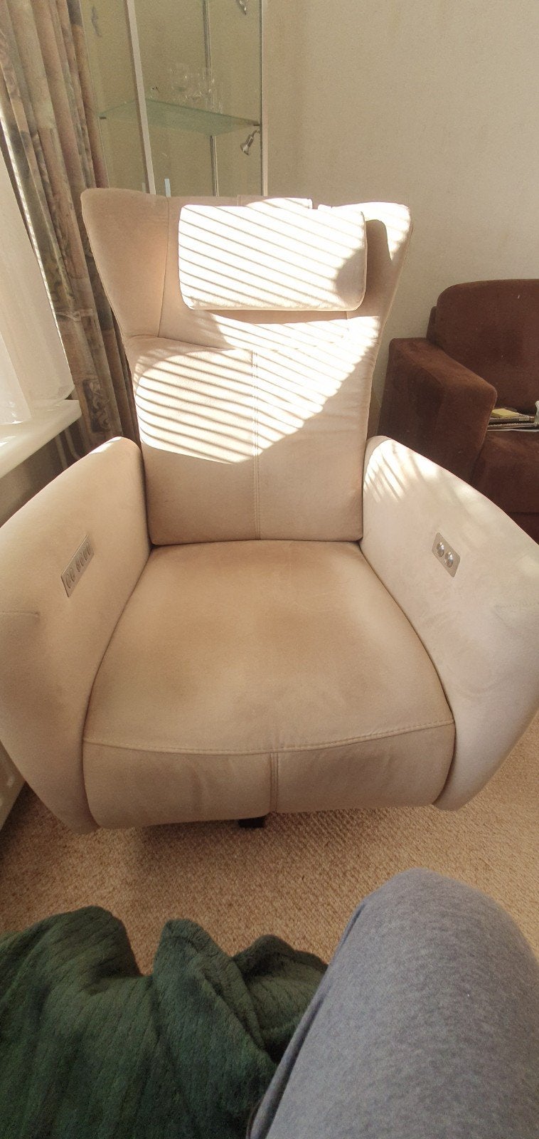 Prominent Sorisso elektrische sta-op relaxfauteuil (Maat M), Ophalen, Hout, Gebruikt, 75 tot 100 cm