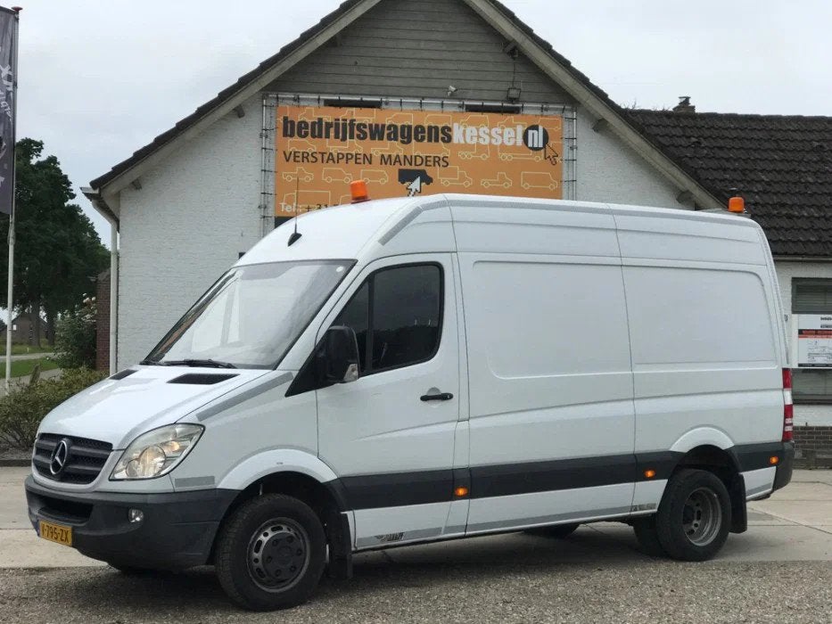 Mercedes-Benz Sprinter 519 3.0 CDI V6 Dubbel Lucht L2H2 AC T, Auto's, 13 km/l, Gebruikt, Zwart, 190 pk