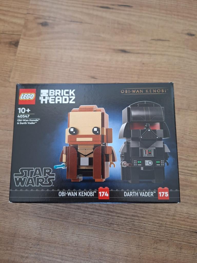 LEGO BrickHeadz Obi-Wan Kenobi & Darth Vader 40547, Star Wars, Lego, Nieuw, Ophalen of Verzenden