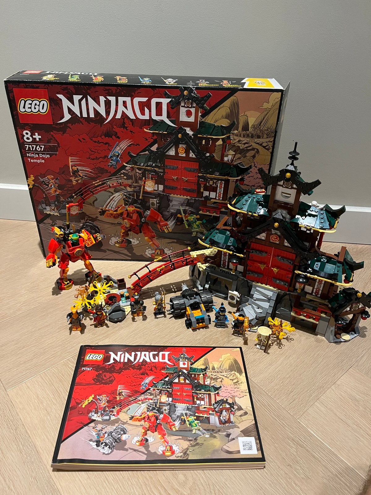 Lego Ninjago 71767 Ninja Dojo Temple, Ophalen of Verzenden, Zo goed als nieuw, Complete set, Lego