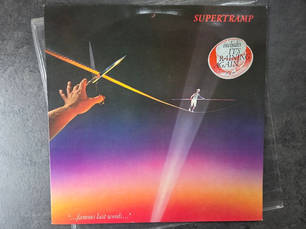 Supertramp - Famous Last Words LP (incl. It's Raining Again), LP, Gebruikt, Pop, Ophalen of Verzenden