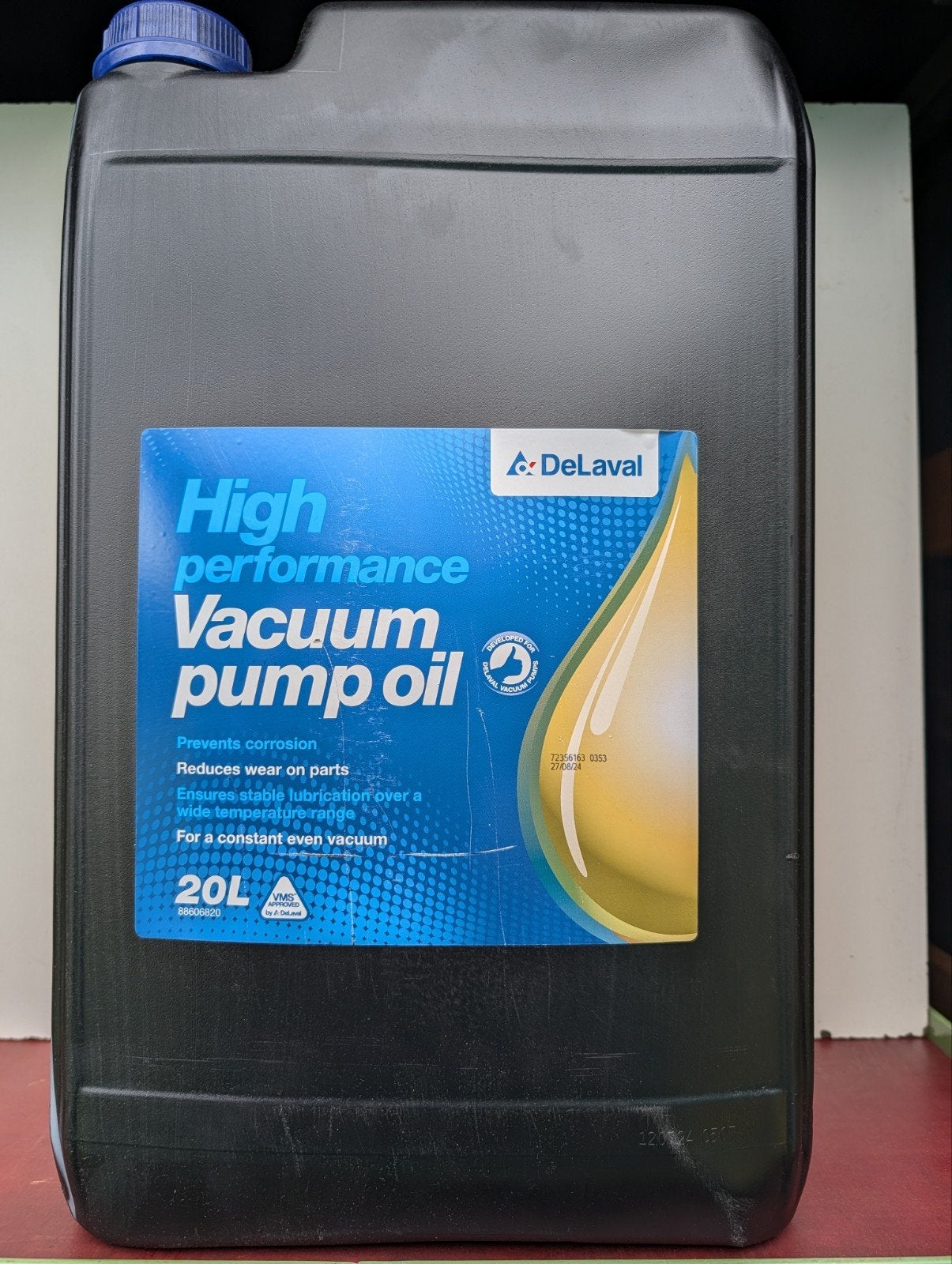 DeLaval Hoogwaardige Vacuum pomp Olie 20 Liter, Doe-het-zelf en Verbouw, Ophalen of Verzenden