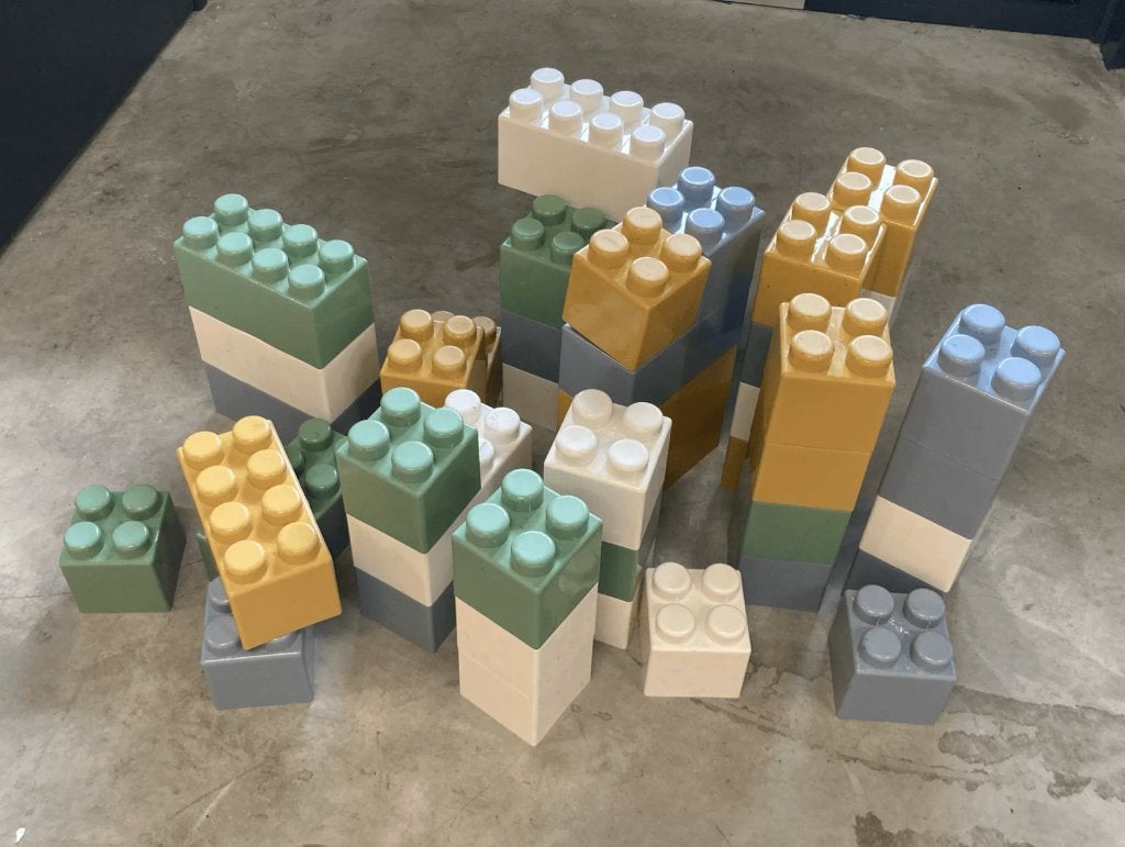 xxl spellen MEGA lego blokken 125 stuks te huur, Ophalen, Zo goed als nieuw, Overige