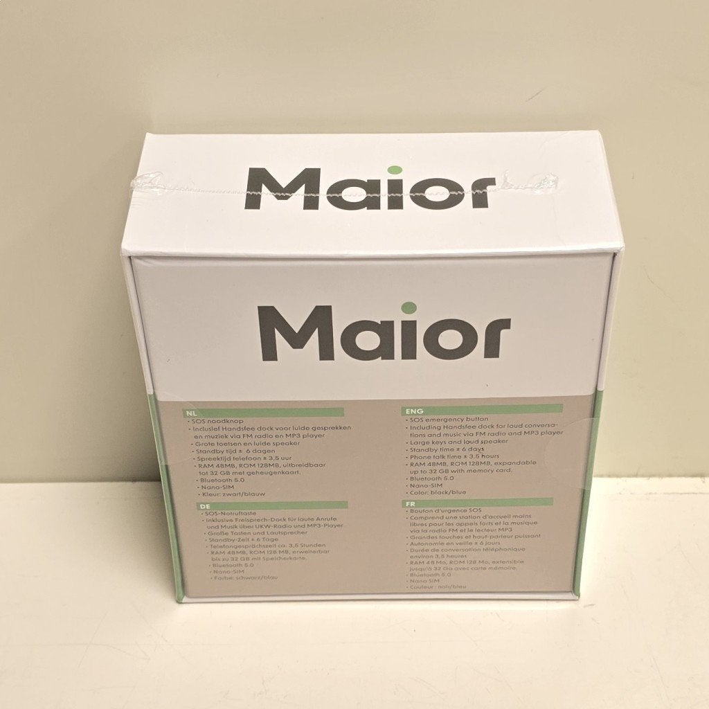 Maior Seniorentelefoon 4G  Plus Docking Station |  (839399), United Retail BV, Info@naw.nl, Huizermaatweg 480, 1276 LM Huizen