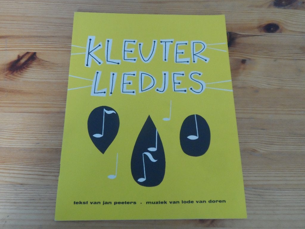 Kleuterliedjes, Muziek en Instrumenten, Bladmuziek, Zang, Gebruikt, Ophalen of Verzenden, Artiest of Componist
